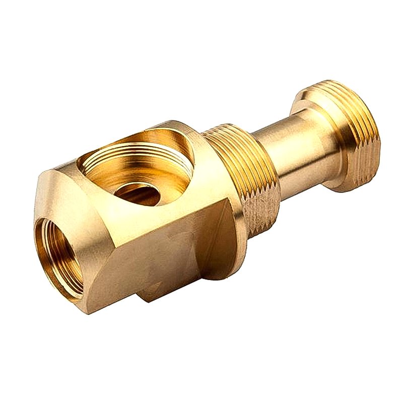 Brass Multi-Functional Threaded Connector - Grancen Precision Manufacturing