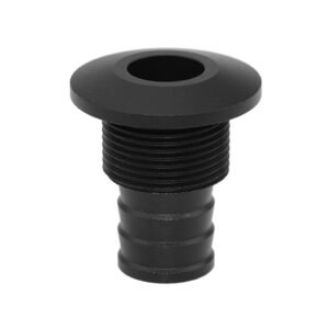 Black Plastic Boat Thru Hull Fitting