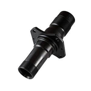 CNC Machined ABS Plastic Threaded Flange Component