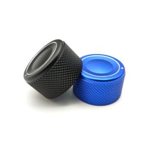 Diamond knurled knob