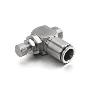 Stainless Steel Push-to-Connect Flow Control Fitting