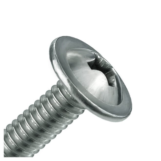 Cross shaped gasket screw