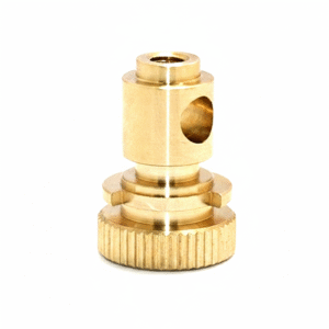 Precision Brass Knurled Adjustment Knob Assembly