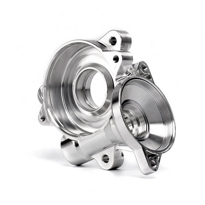 Complex five-axis CNC machined stainless steel component