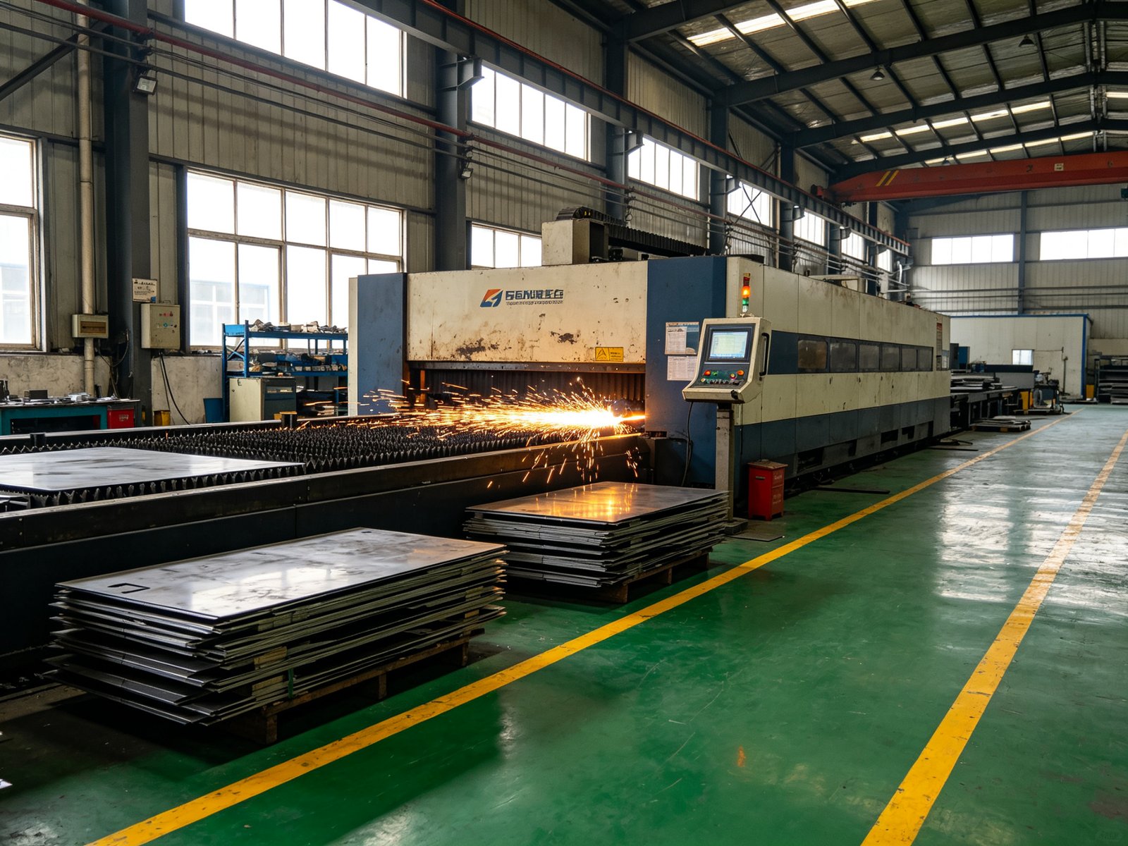 Sheet metal laser cutting fabrication