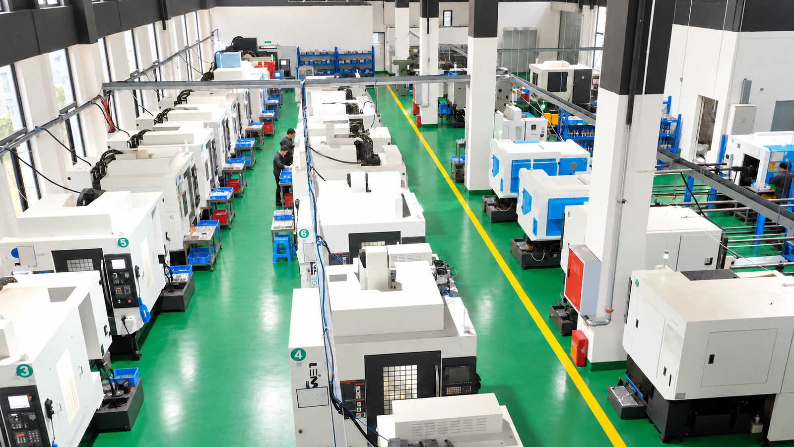 CNC machining equipment in the Grancen workshop